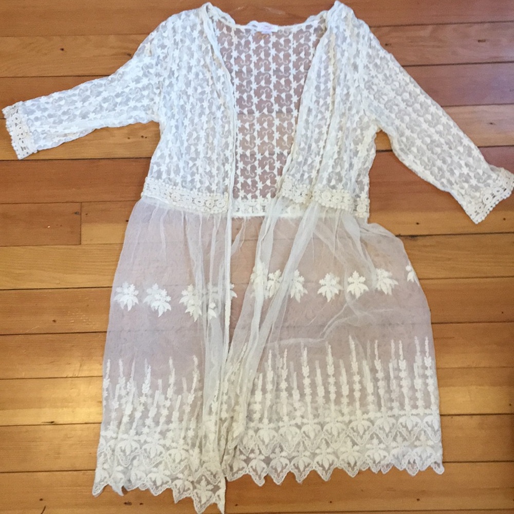 Lace cover up